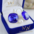 KOLCZYKI  MAJESTIC BLUE crystal Swarovski®