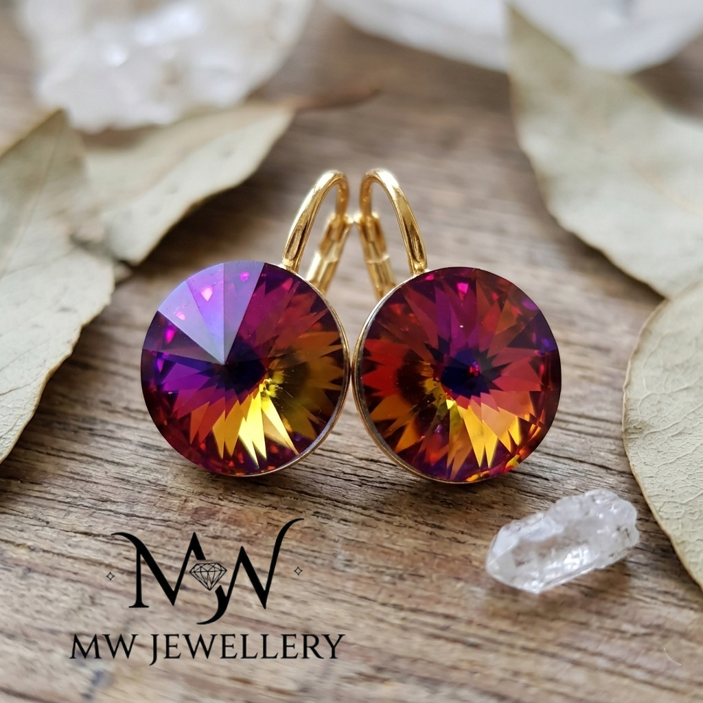 KOLCZYKI CRYSTAL Swarovski® RIVOLI