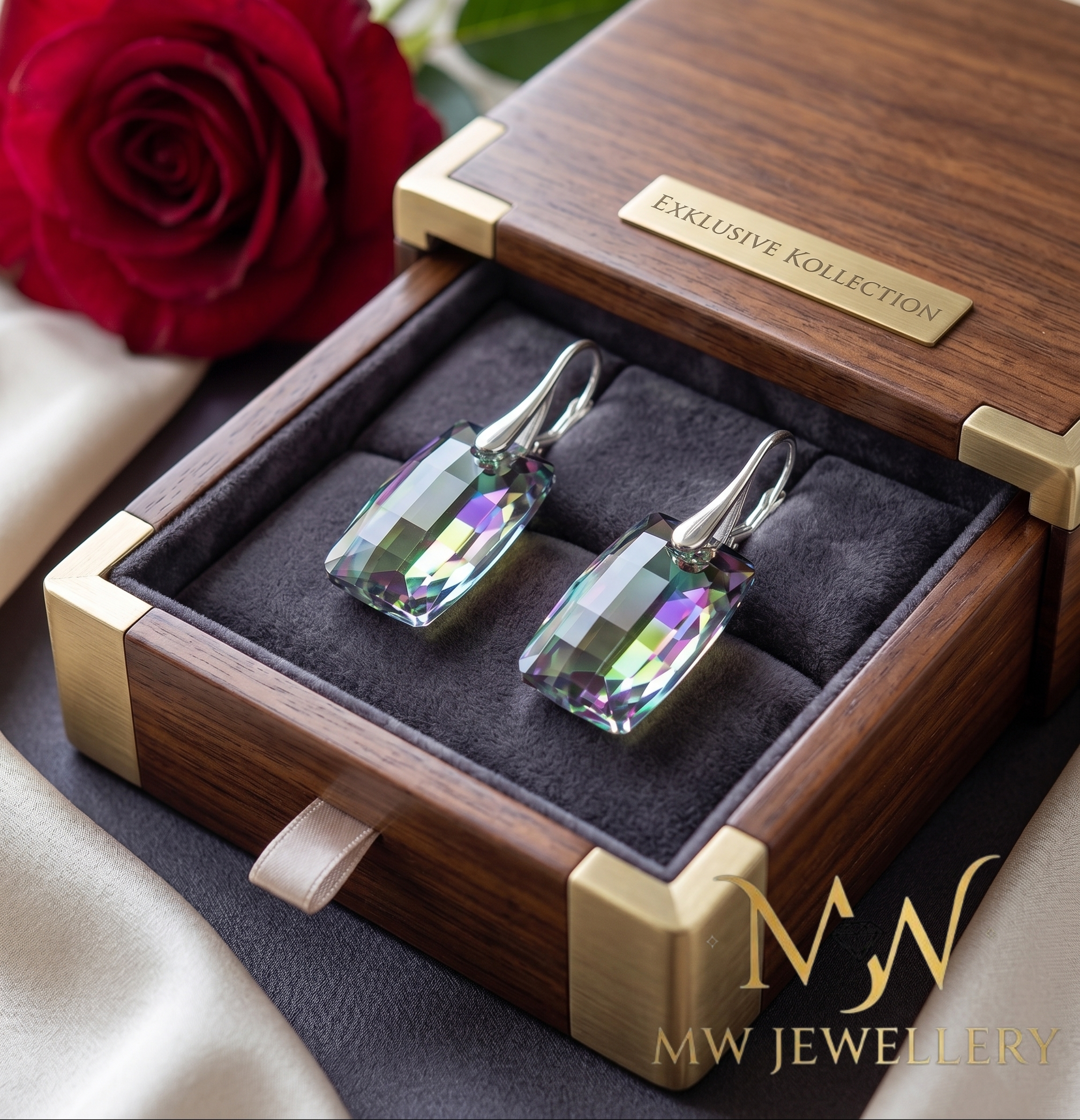 KOLCZYKI  Urban PARADISE SHINE AB crystal Swarovski®