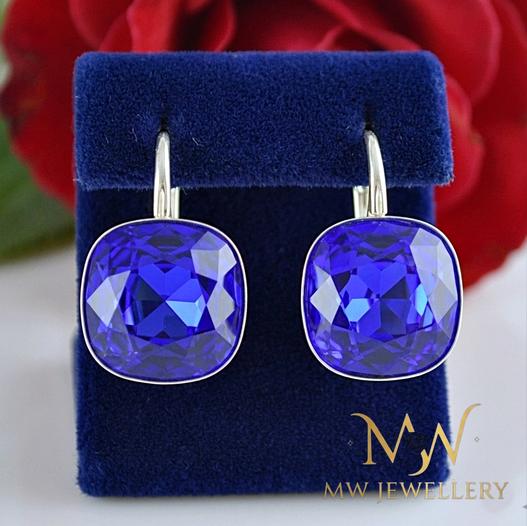 KOLCZYKI  MAJESTIC BLUE crystal Swarovski®