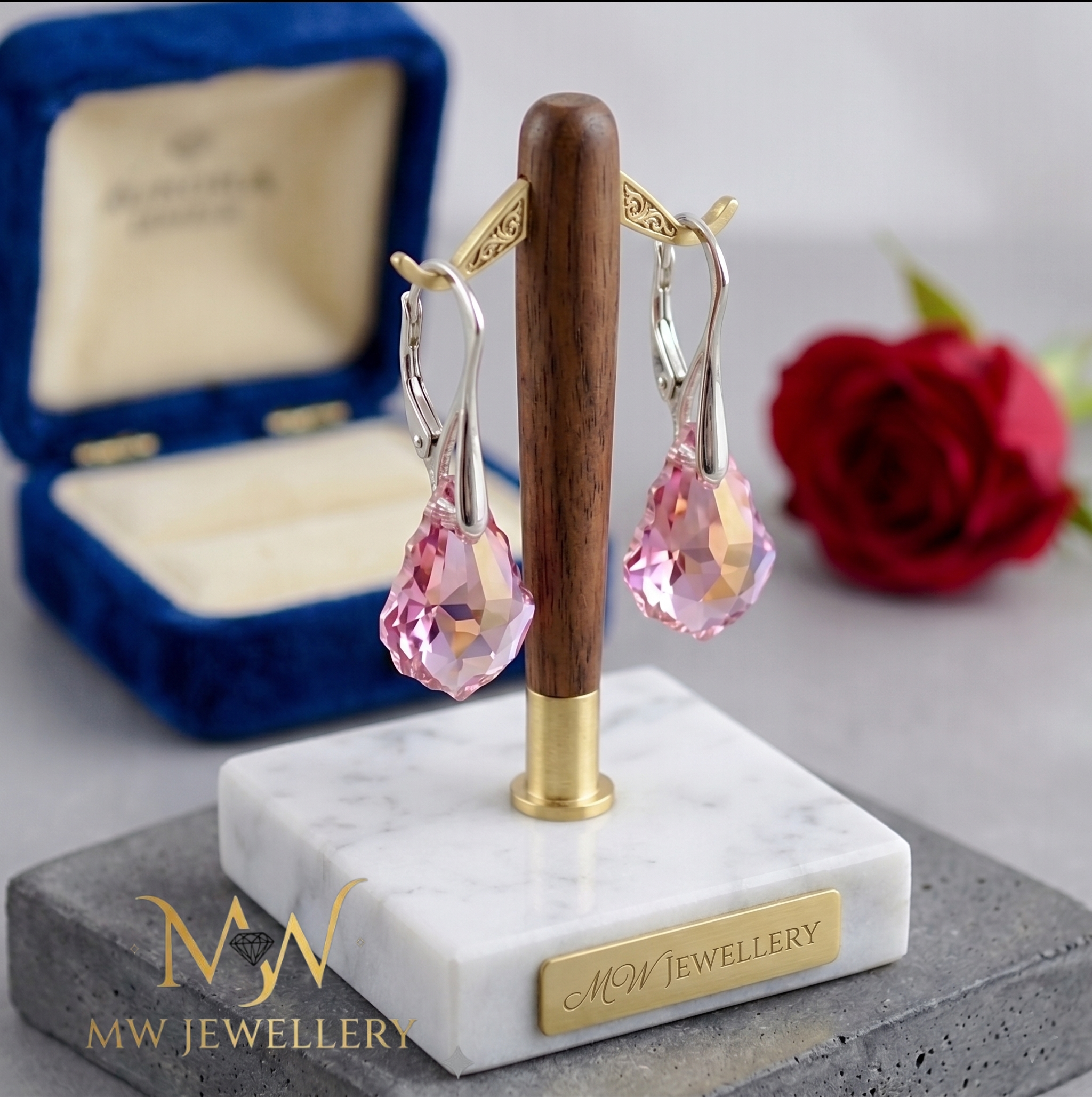 KOLCZYKI Baroque crystal Swarovski®