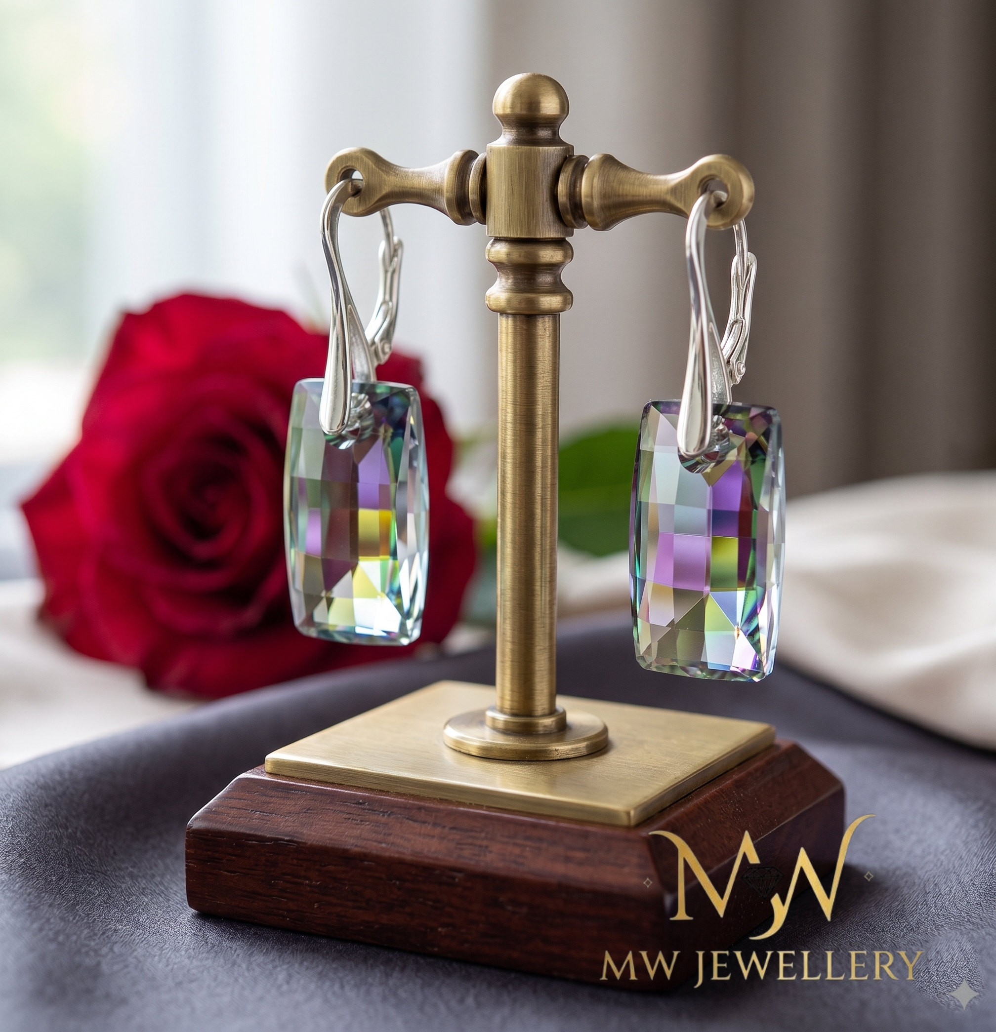 KOLCZYKI  Urban PARADISE SHINE AB crystal Swarovski®