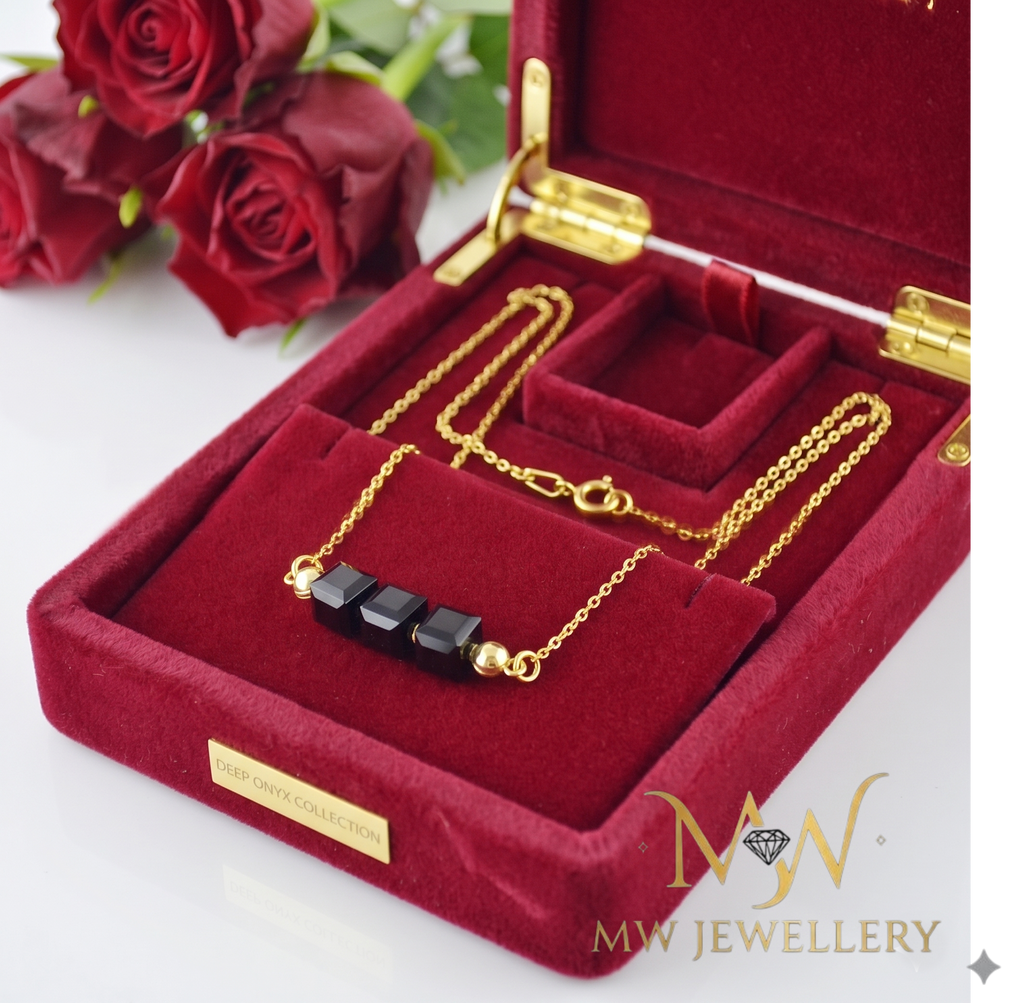 Komplet naszyjnik i bransoletka - crystal cube  Swarovski®