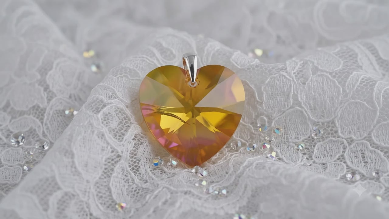 Wisiorek SERCE Crystals from Swarovski®