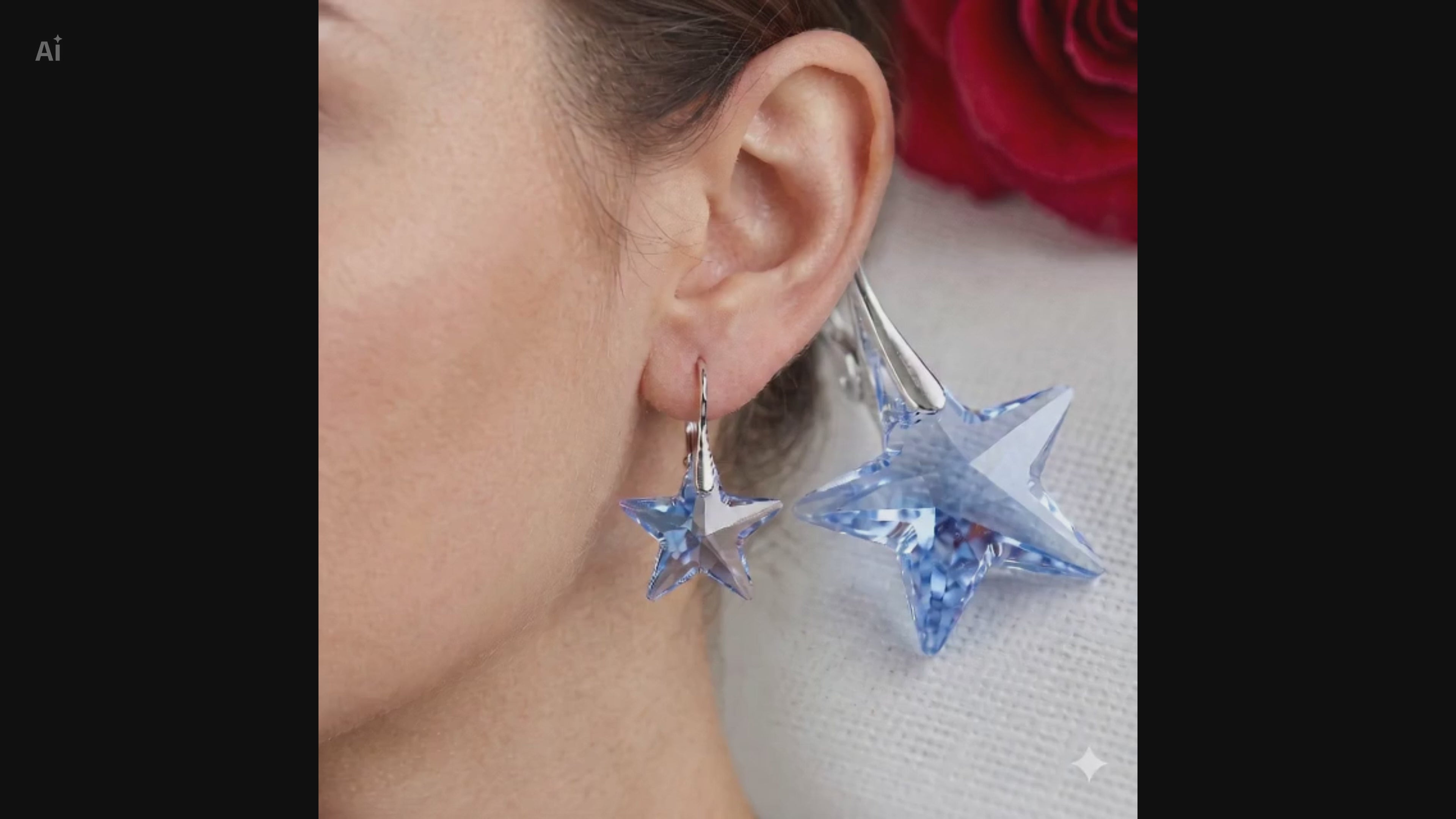 ZESTAW BIŻUTERI gwiazdki - crystal Swarovski®
