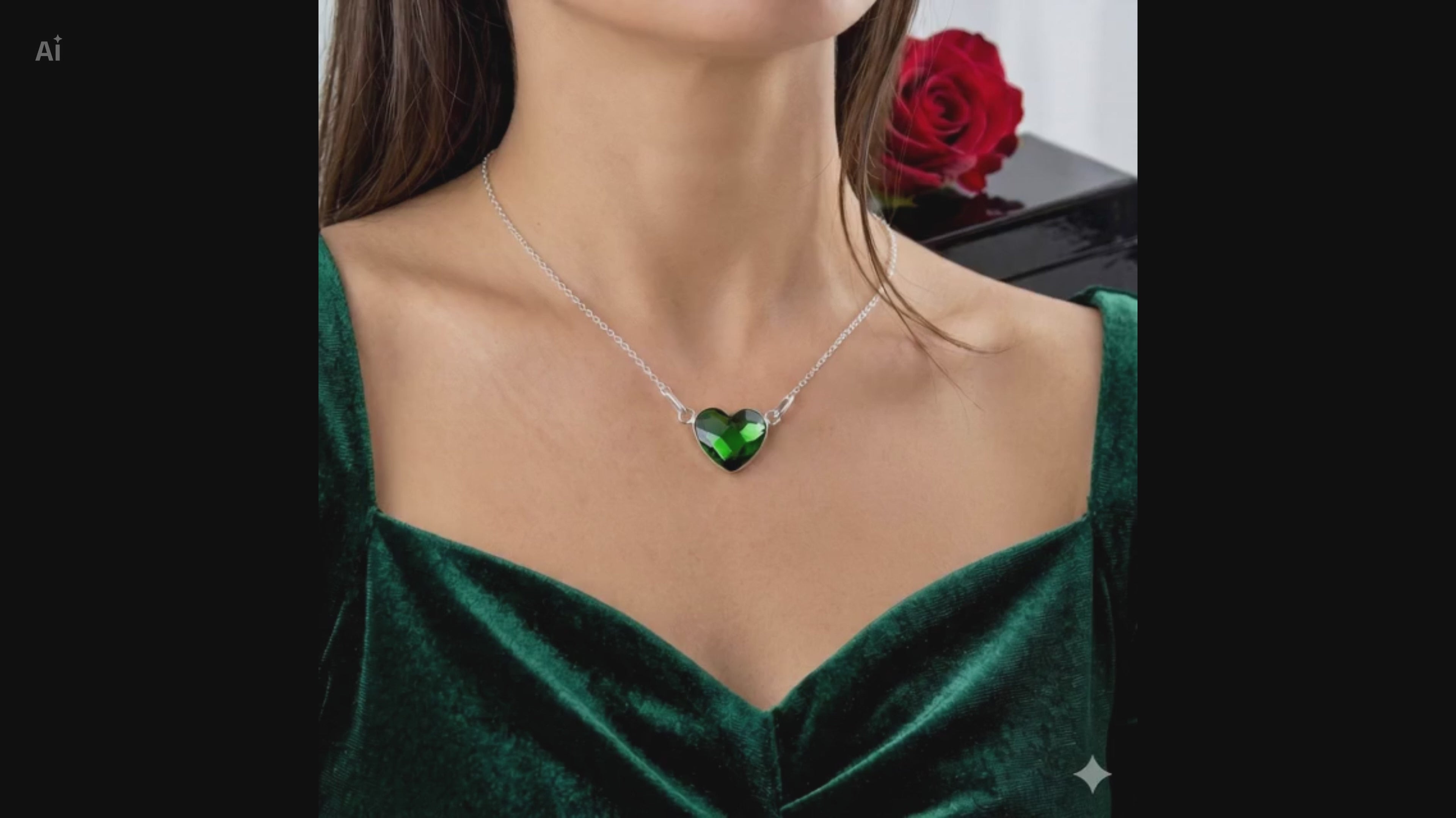 CELEBRYTKA heart crystal Swarovski®